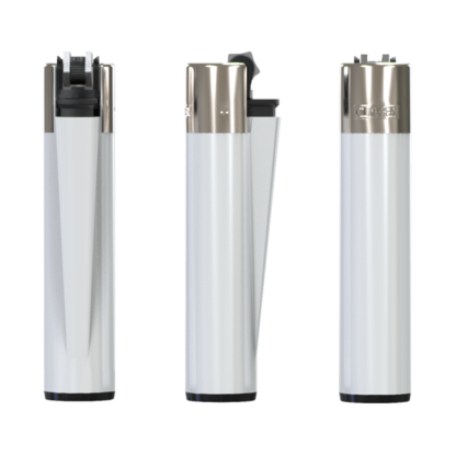3 White lighters - vector