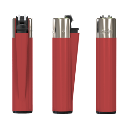 3 red lighters - vector