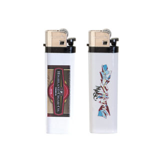 white lighter front and back