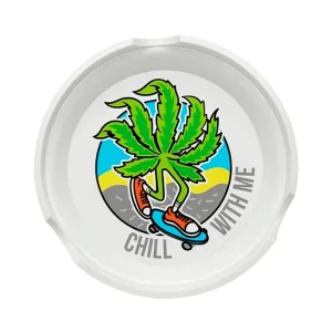 Custom Plastic Ashtray white